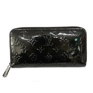 Louis Vuitton Zippy Wallet Vernis Noir Black Manietique Long